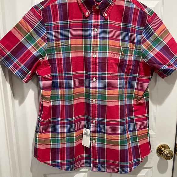 Polo Ralph Lauren Multicolor Plaid Button Down Shirt Men’s Large - Picture 3 of 3